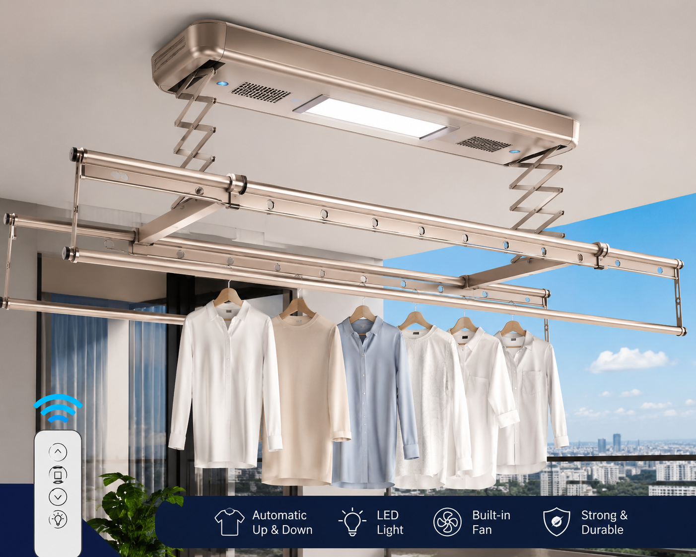 Automatic Ceiling Cloth Hanger